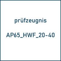 Prüfzeugnis für Akustik Premium AP65-hwf-2040
