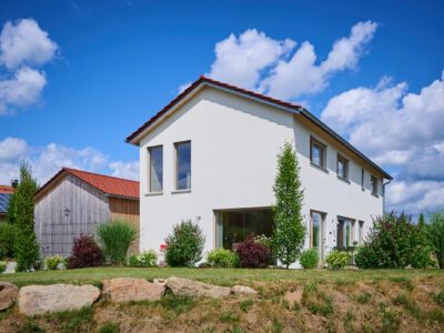 Massivholzhaus Zi_B Außenansicht